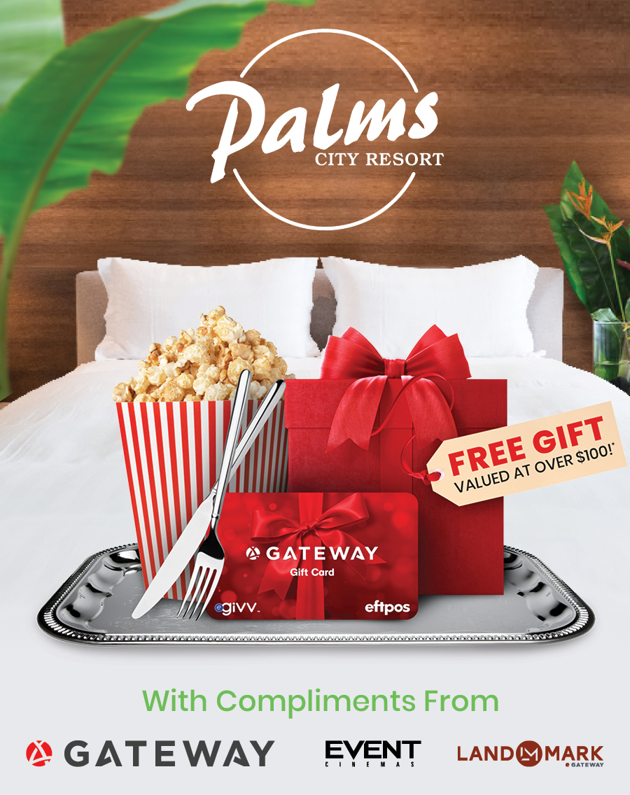 Stay at Palms City Resort & Be Rewarded with an Exclusive FREE Gift!