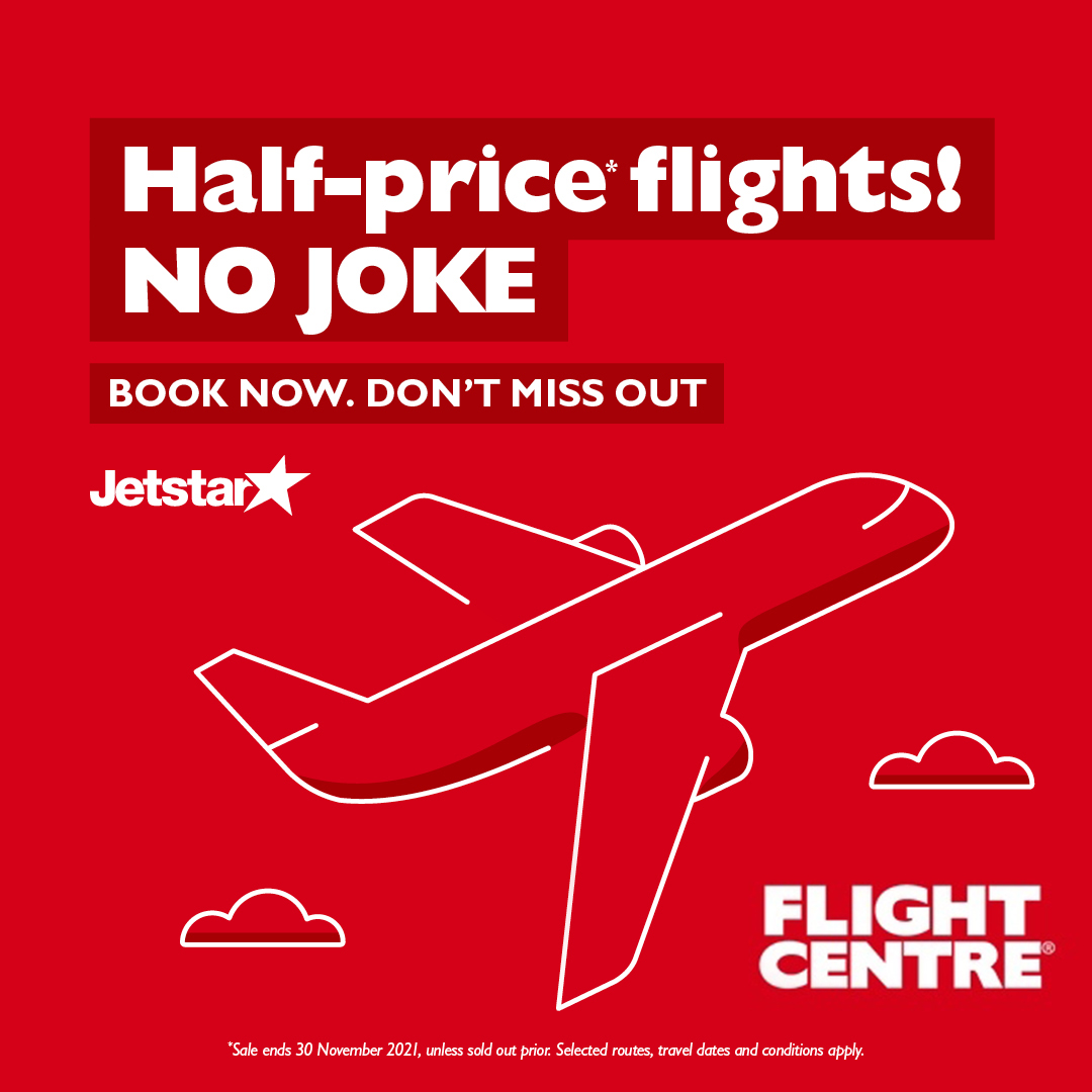 Flight Centre Now Also Open on Mondays!