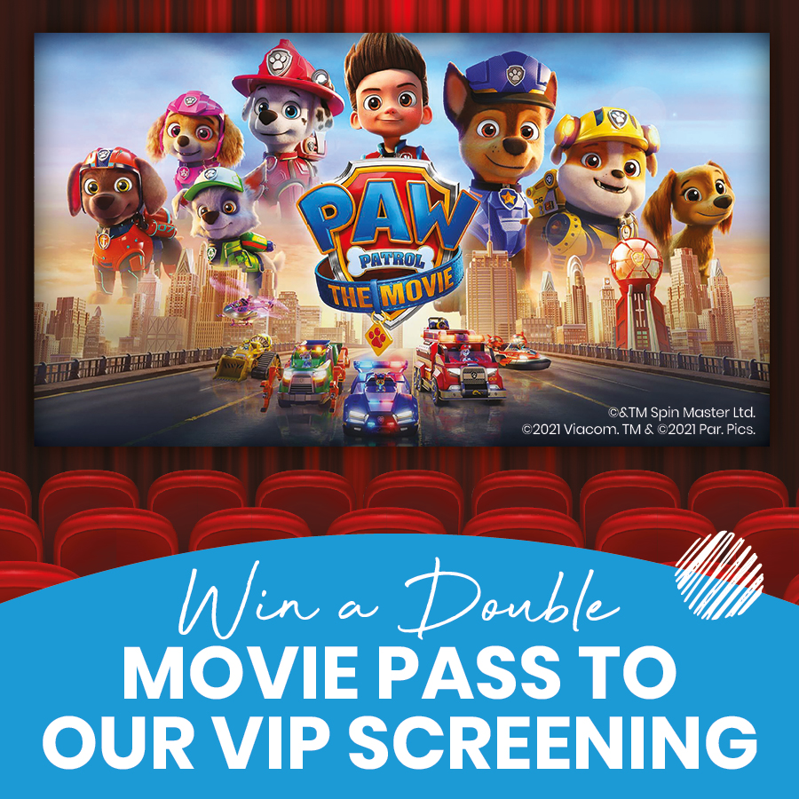 WIN A Double Movie Pass To Our VIP Screening of ‘PAW Patrol: The Movie’