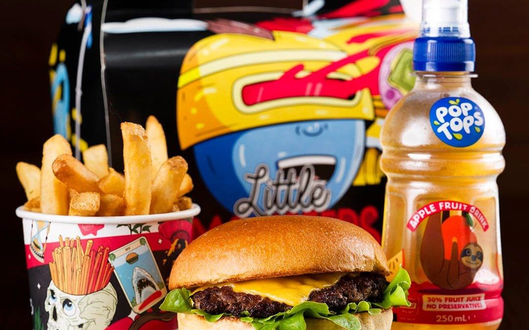 School Holidays Little Monsters Meal at Burger Urge