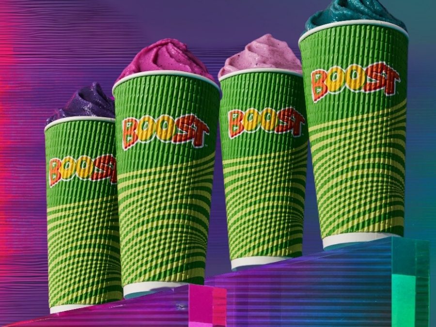 NEW Colour Glitch Menu at Boost Juice