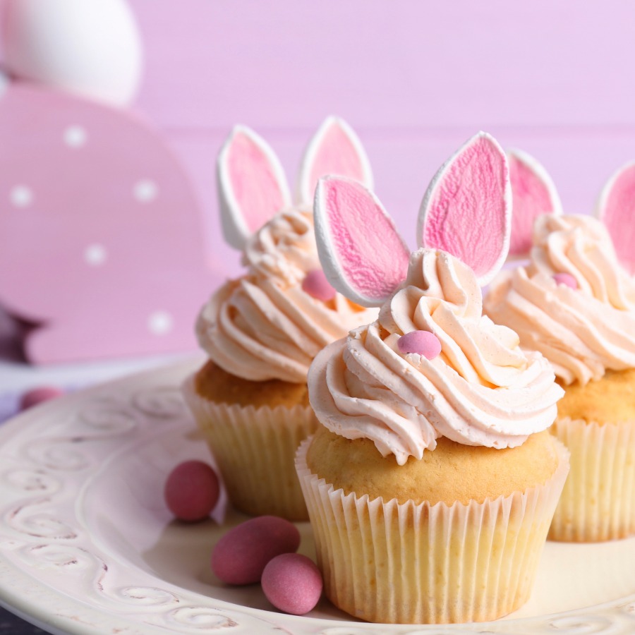 Easter cupcake decorating