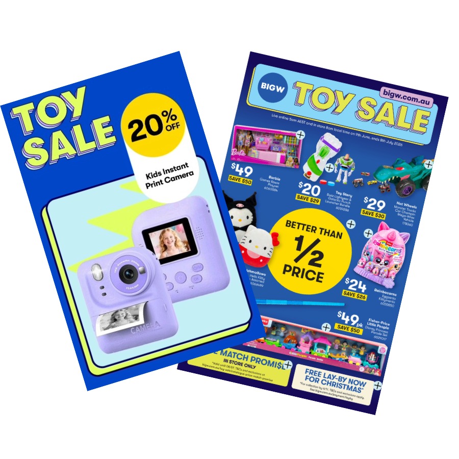 BIG W_Gateway Deals Shop your pool noodles and kids toys