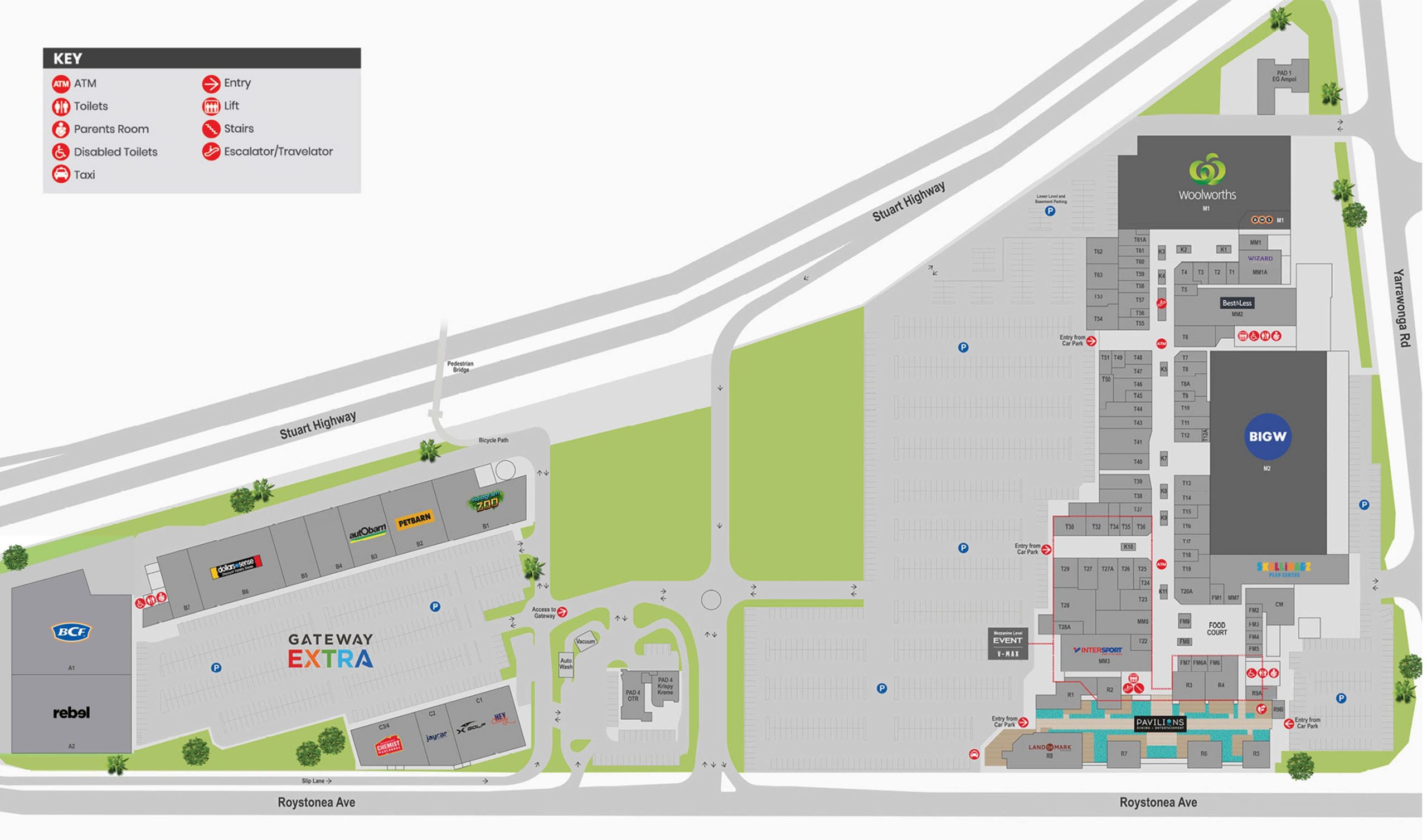 Gateway Centre Map